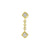 Crushed Ice Drip Earring Medium | Daniel Popkie