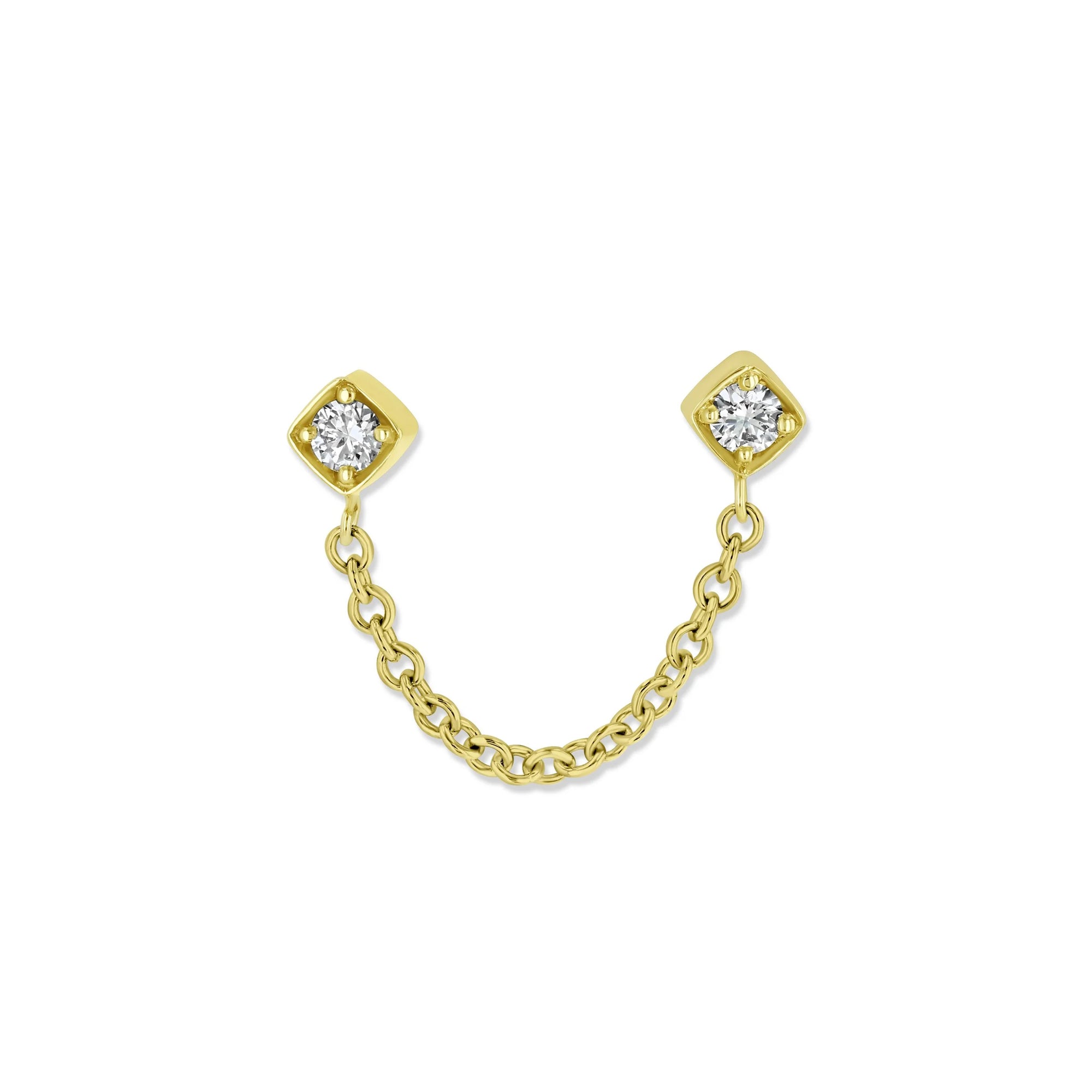 Crushed Ice Double Piercing Earring Medium | Daniel Popkie