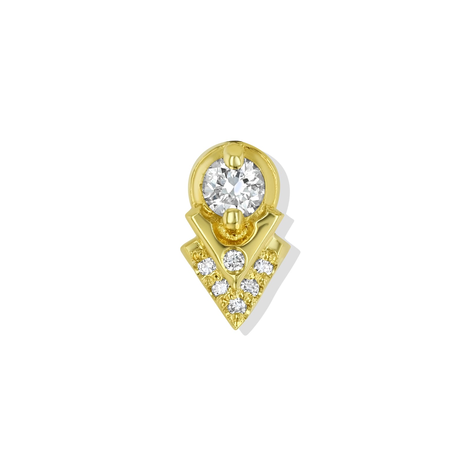 Illuminate - 18K Gold Diamond Studs | SXO Studios