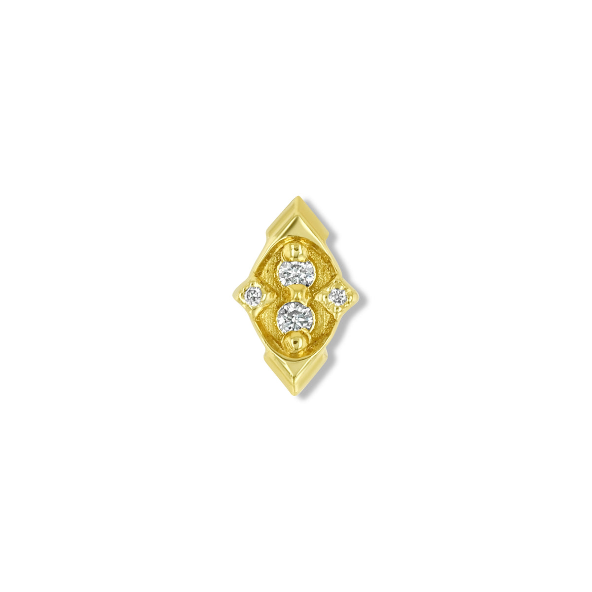 Reflections - 18K Gold Diamond Studs | SXO Studios