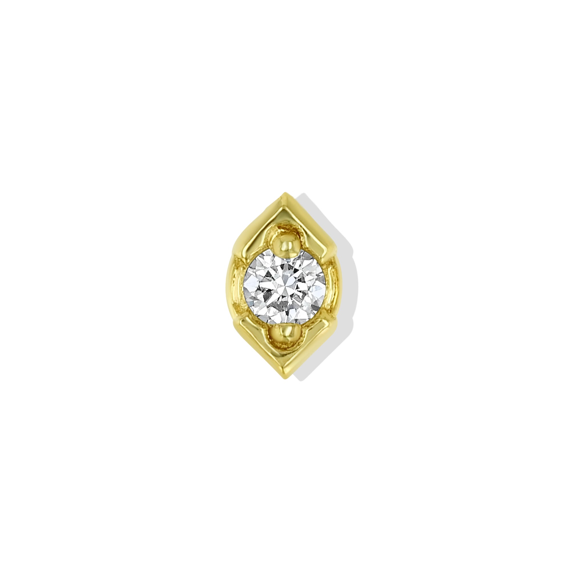 Oculus - 18K Gold Diamond Studs | SXO Studios