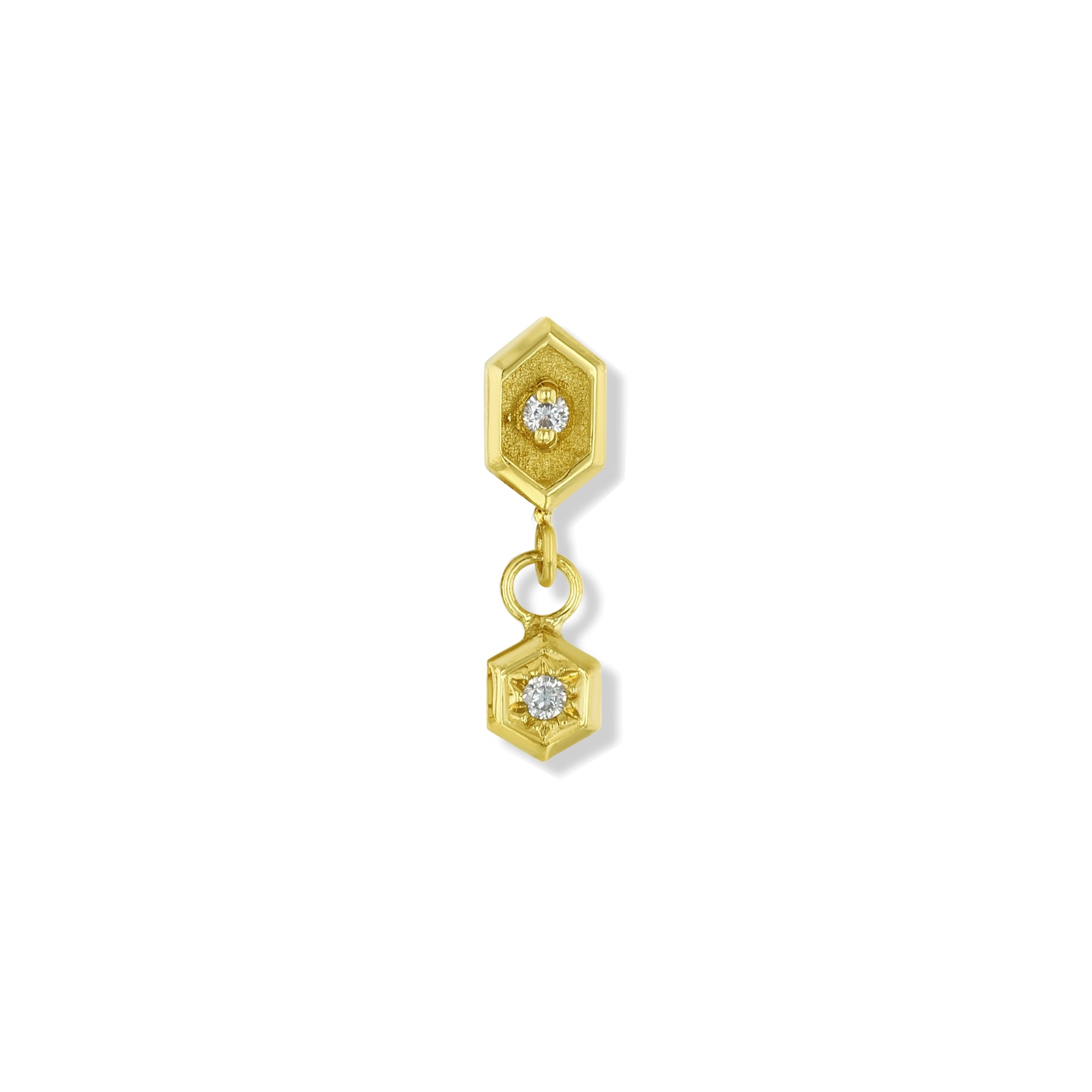 MVMT Sunken Hex With Hex Dangle