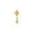 Temperance Dangle - 18K Gold Diamond Studs | SXO Studios