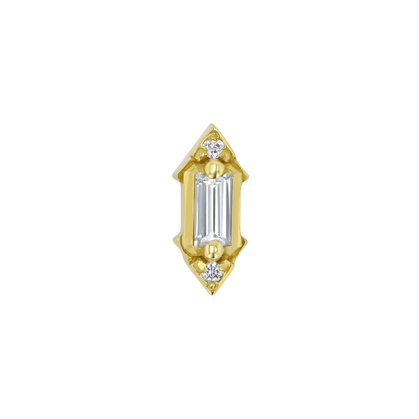 Valient - 18K Gold Diamond Studs | SXO Studios